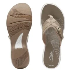Clarks BREEZE SEA Taupe -Clarks Step Deals Store 26125507 W 7