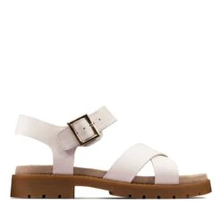 Clarks Orinoco Strap White Leather