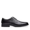 Clarks Whiddon Pace Black Leather