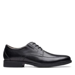Clarks Whiddon Pace Black Leather