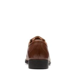 Clarks Whiddon Cap Dark Tan Leather -Clarks Step Deals Store 26152913 W 6
