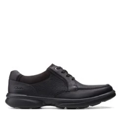Clarks Bradley Vibe Black Tumbled Leather