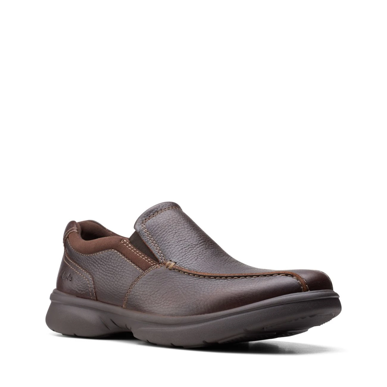 Clarks Bradley Step Brown Tumbled 2 Clarks Bradley Step Brown Tumbled - Image 2