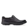 Clarks Bradley Free Black Tumbled Leather