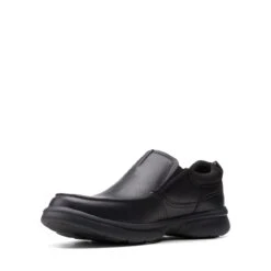 Clarks Bradley Free Black Tumbled Leather 10 Clarks Bradley Free Black Tumbled Leather -Clarks Step Deals Store 26153160 W 4