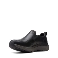 Clarks Wave 2.0 Edge Black Leather -Clarks Step Deals Store 26155106 W 4