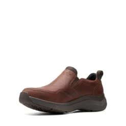 Clarks Wave 2.0 Edge Brown Oily -Clarks Step Deals Store 26155109 W 4
