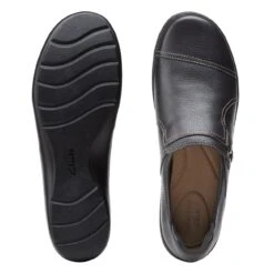 Clarks Cora Poppy Black Tumbled -Clarks Step Deals Store 26156827 W 7