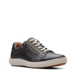 Clarks Nalle Lace Black Leather -Clarks Step Deals Store 26159124 W 2