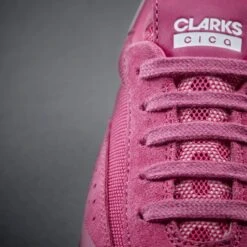 Clarks Cica Youth Pink Suede -Clarks Step Deals Store 26161447 W 8