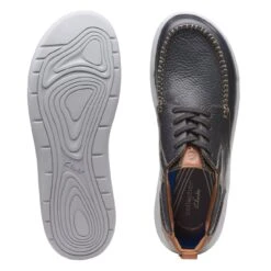 Clarks Driftway Low Black Leather -Clarks Step Deals Store 26162950 W 7