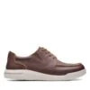 Clarks Driftway Low Dark Tan Leather