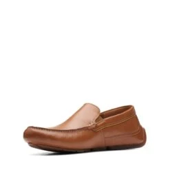 Clarks Markman Plain Tan Leather -Clarks Step Deals Store 26163544 W 4