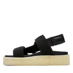 Clarks Crepe Sandal Black Combination -Clarks Step Deals Store 26164515 W 5
