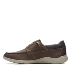 Clarks Gorwin Moc Brown Nubuck -Clarks Step Deals Store 26164686 W 5