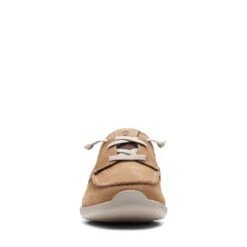 Clarks Gorwin Moc Dark Sand Nubuck -Clarks Step Deals Store 26164691 W 3