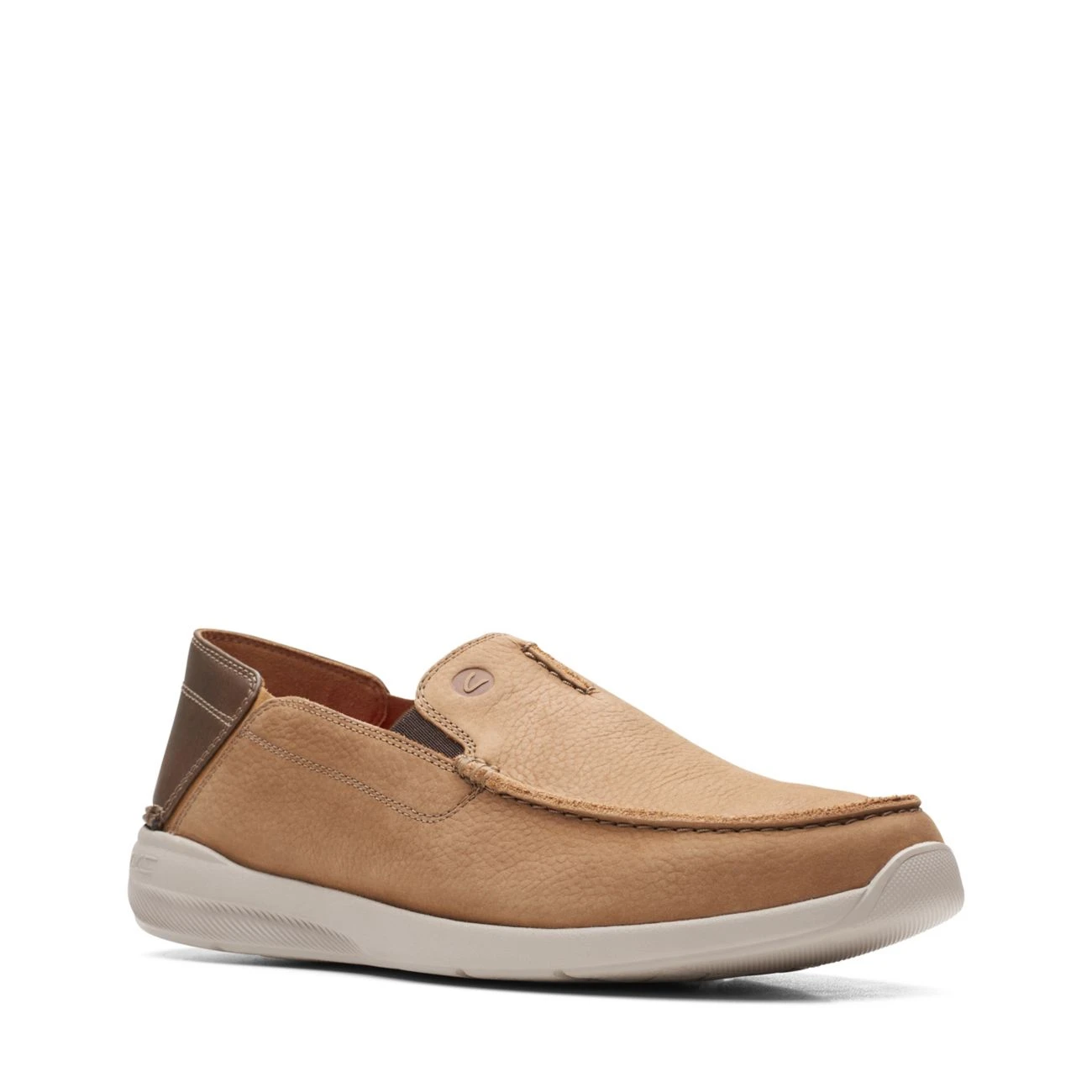 Clarks Gorwin Step Dark Sand Nubuck 2 Clarks Gorwin Step Dark Sand Nubuck - Image 2