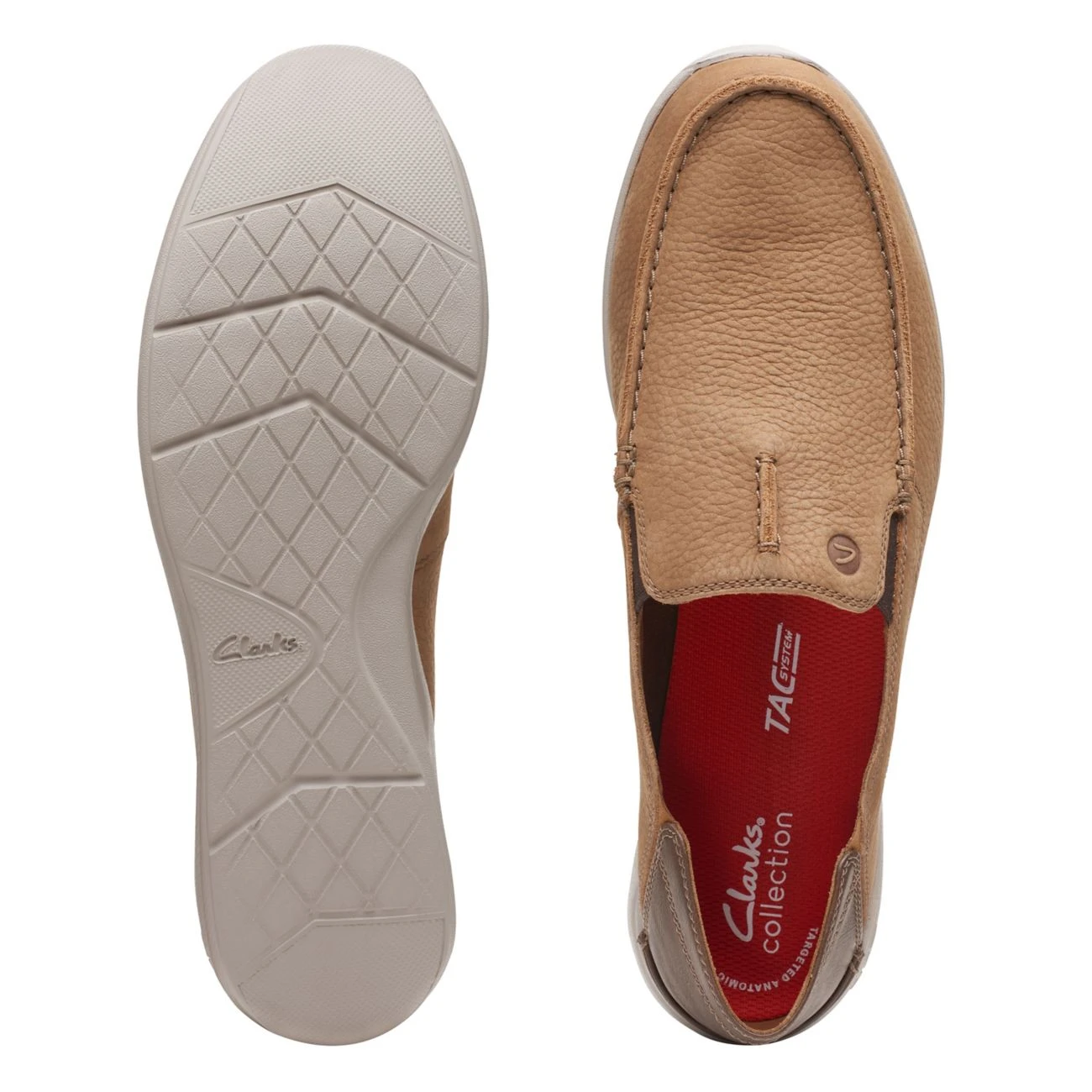 Clarks Gorwin Step Dark Sand Nubuck 7 Clarks Gorwin Step Dark Sand Nubuck - Image 7