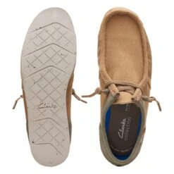 Clarks ShacreLite Moc Dark Sand Combi -Clarks Step Deals Store 26164705 W 7