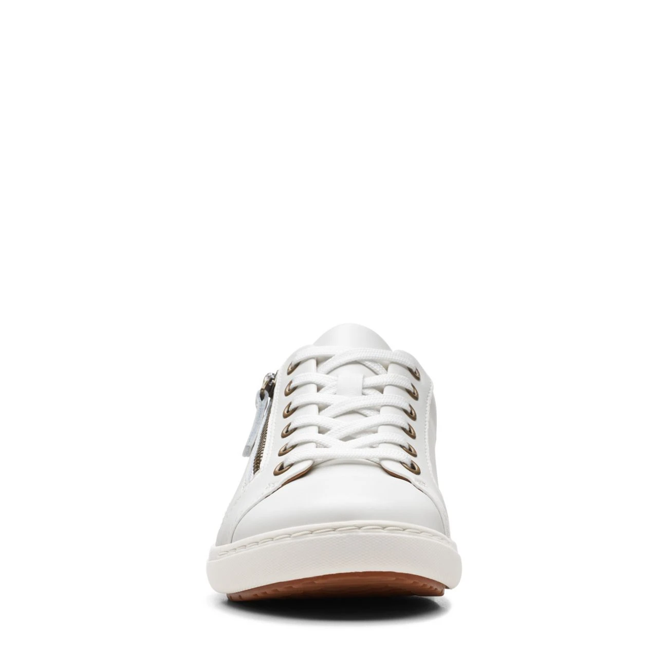 Clarks Nalle Lace White Leather 4 Clarks Nalle Lace White Leather - Image 4