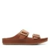 Clarks Brookleigh Sun Dark Tan Leather
