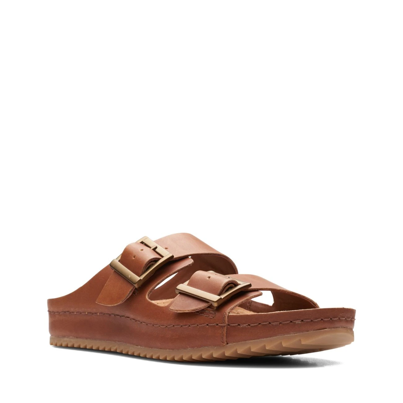Clarks Brookleigh Sun Dark Tan Leather 2 Clarks Brookleigh Sun Dark Tan Leather - Image 2