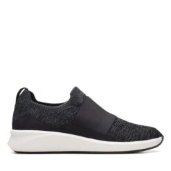 Clarks Step Deals Store 7 Clarks Un Rio Knit Black Knit