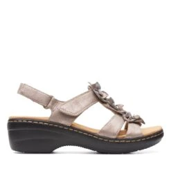 Clarks Merliah Sheryl Taupe Metallic