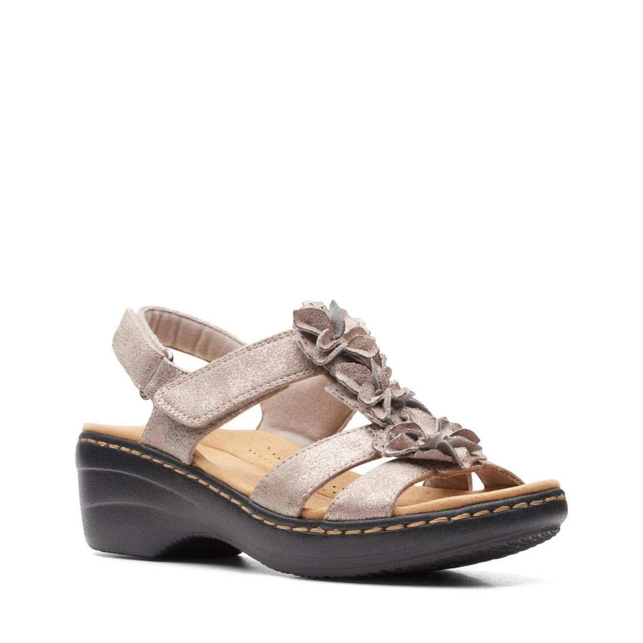 Clarks Merliah Sheryl Taupe Metallic 2 Clarks Merliah Sheryl Taupe Metallic - Image 2