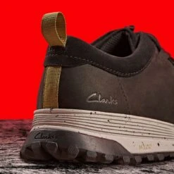 Clarks ATL Trek Wally Black Nubuck -Clarks Step Deals Store 26165681 W 13