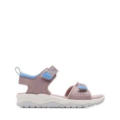 Clarks Clowder Print Kid Grey/Pink