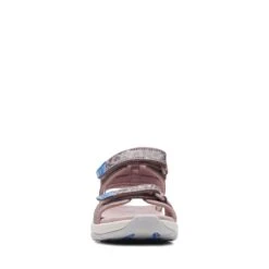 Clarks Clowder Print Kid Grey/Pink -Clarks Step Deals Store 26166107 W 3