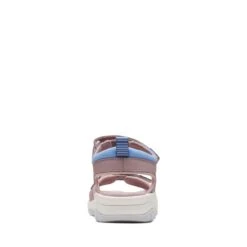 Clarks Clowder Print Kid Grey/Pink -Clarks Step Deals Store 26166107 W 6