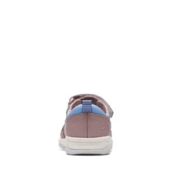 Clarks Clowder Print Toddler Grey/Pink -Clarks Step Deals Store 26166134 W 6