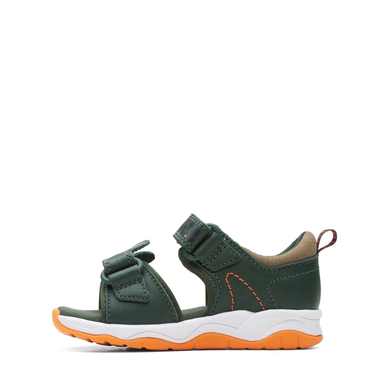 Clarks Clowder Print Toddler Khaki Combi 5 Clarks Clowder Print Toddler Khaki Combi - Image 5