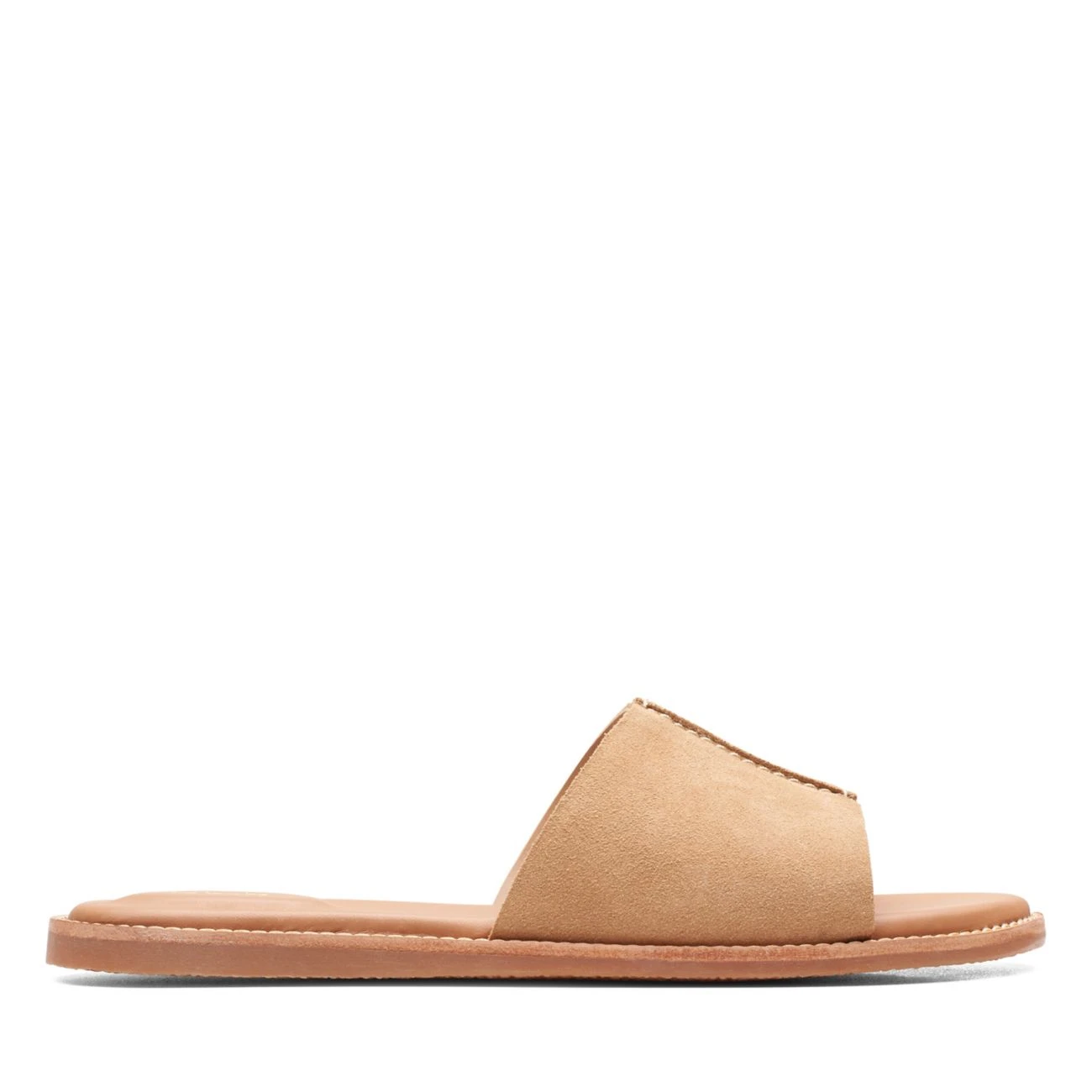 Clarks Karsea Mule Light Tan Suede 1 Clarks Karsea Mule Light Tan Suede