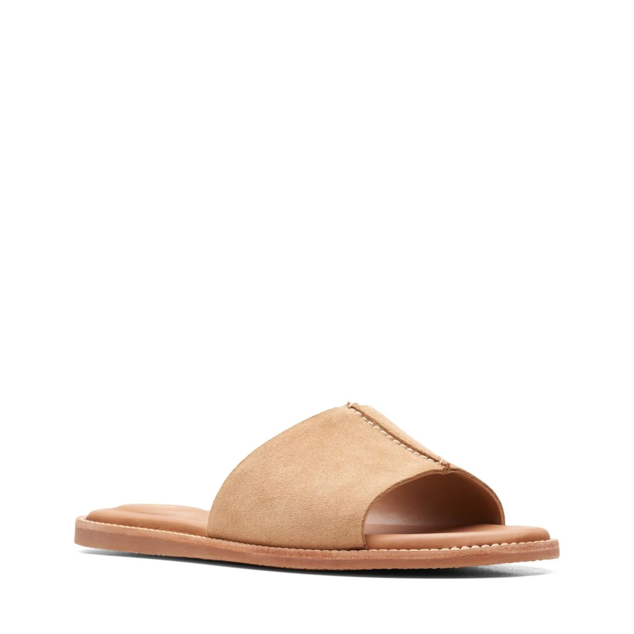 Clarks Karsea Mule Light Tan Suede 3 Clarks Karsea Mule Light Tan Suede - Image 3