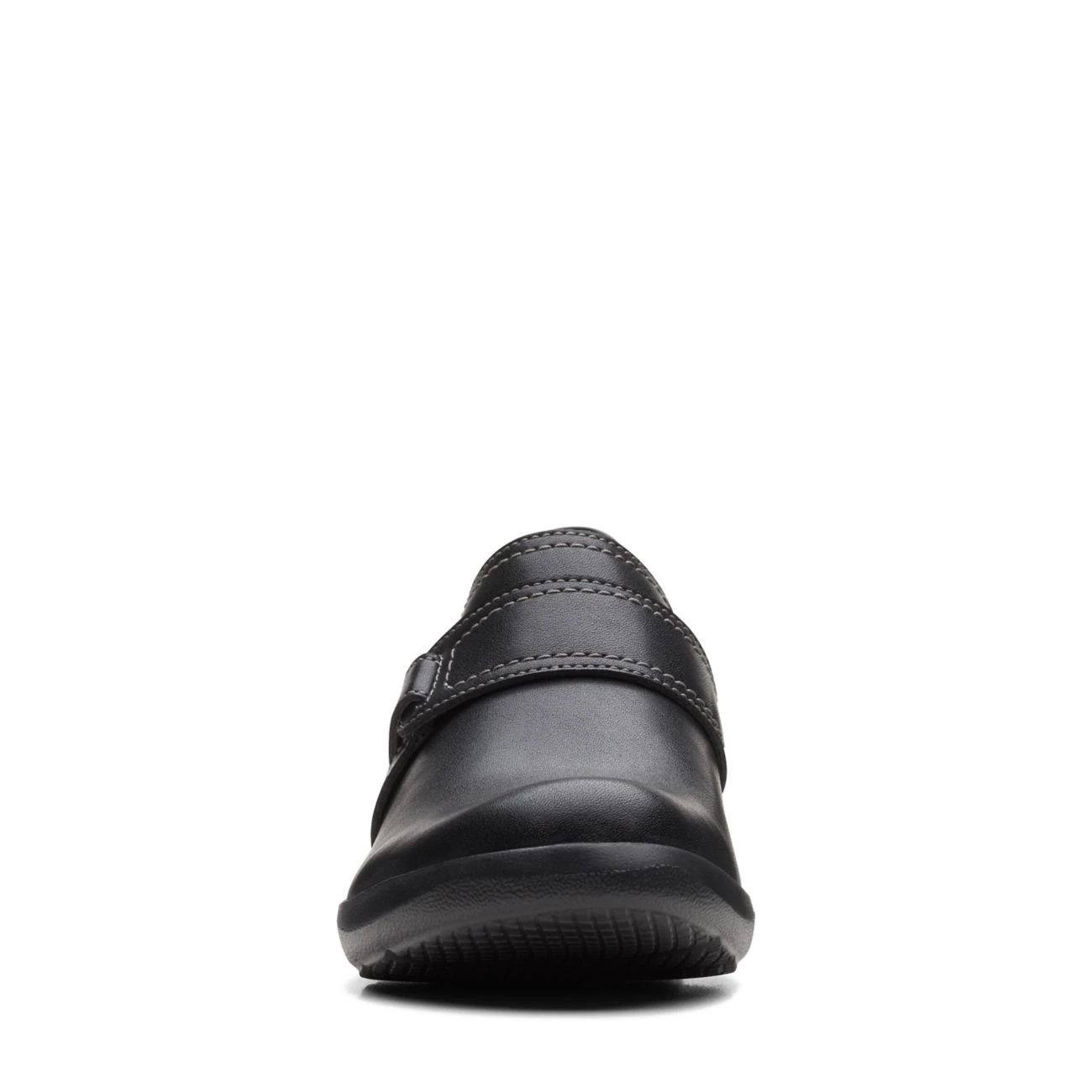 Clarks Angie Poppy Black Leather 3 Clarks Angie Poppy Black Leather - Image 3