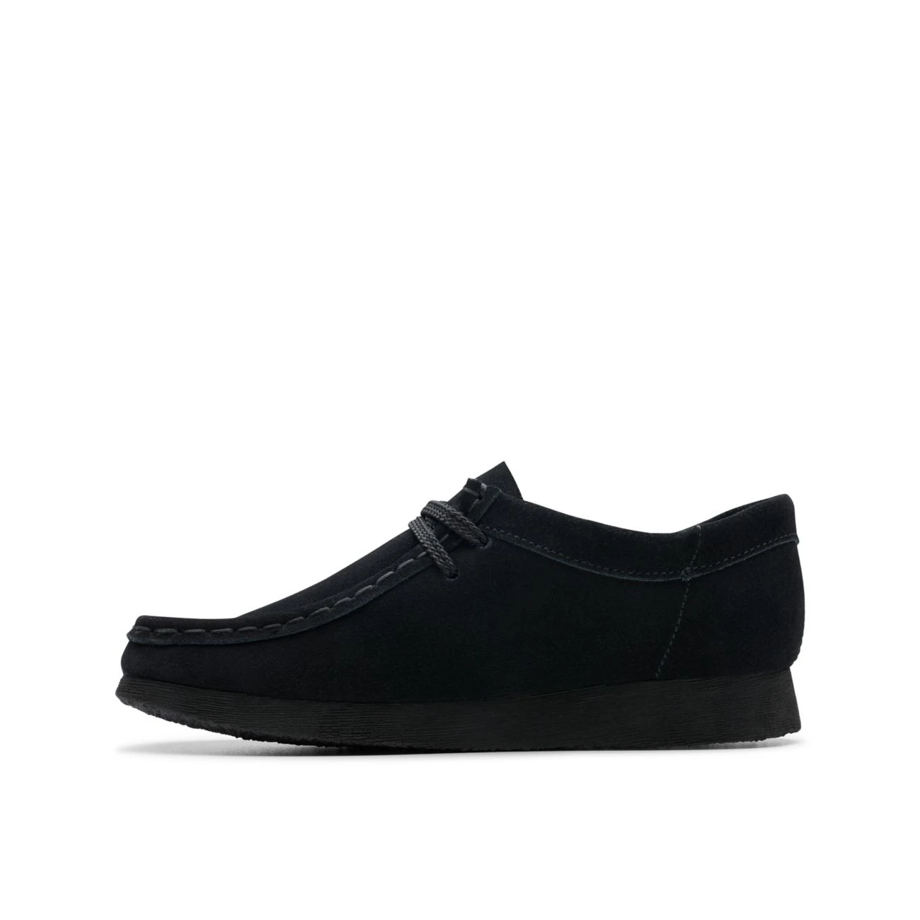 Clarks Wallabee O Black Suede 2 Clarks Wallabee O Black Suede - Image 2
