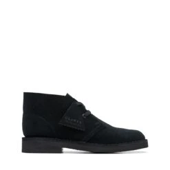 Clarks Desert Boot Older Black Suede
