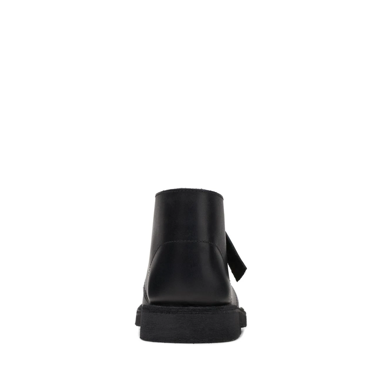 Clarks Desert Boot Older Black Leather 6 Clarks Desert Boot Older Black Leather - Image 6