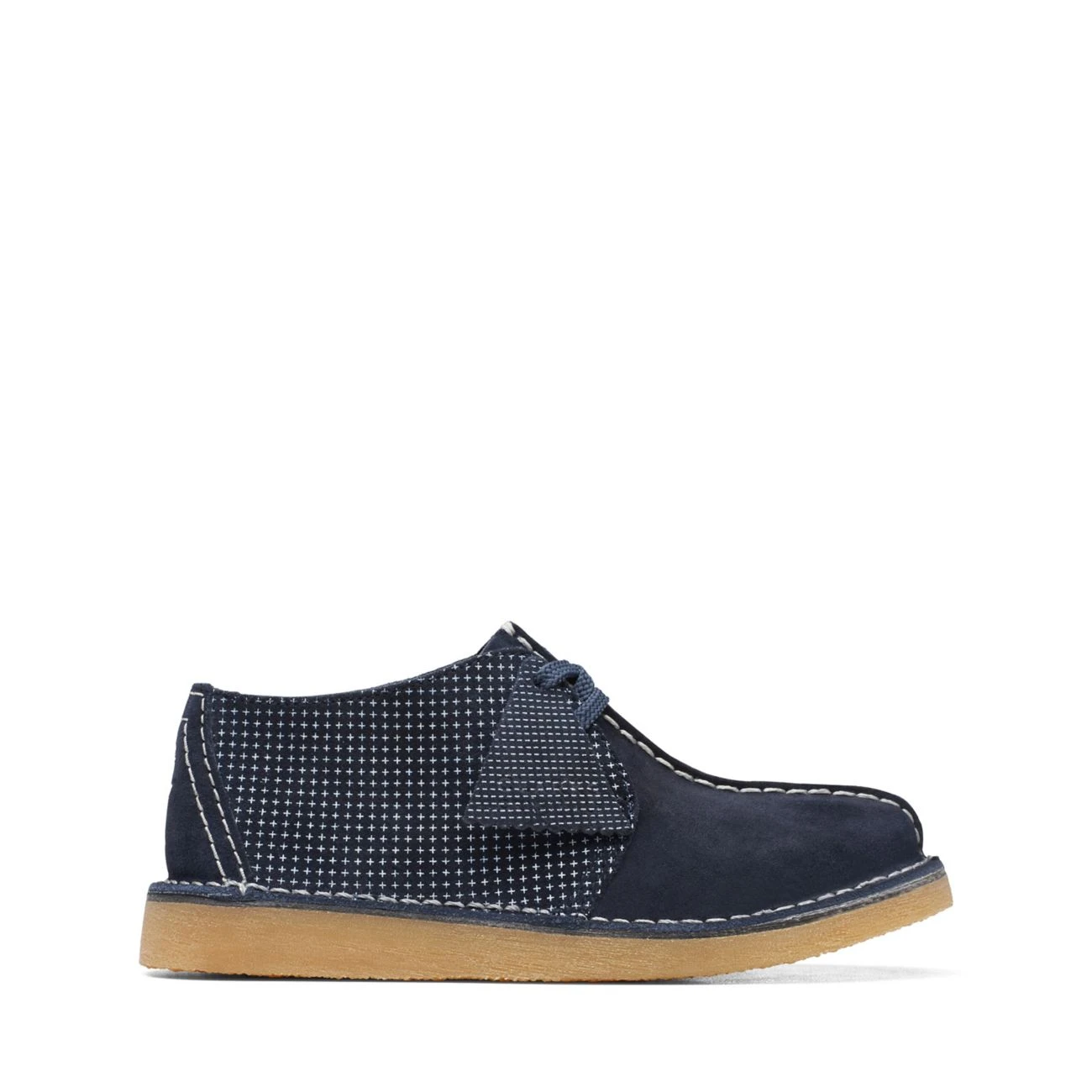 Clarks Desert Trek Older Navy Combination 1 Clarks Desert Trek Older Navy Combination