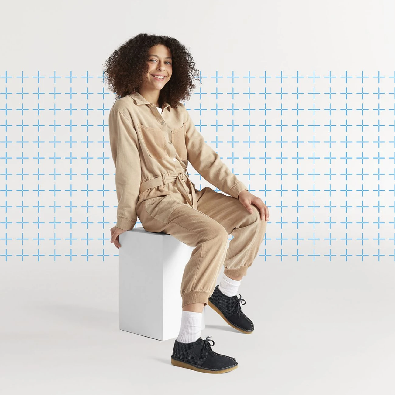 Clarks Desert Trek Older Navy Combination 3 Clarks Desert Trek Older Navy Combination - Image 3