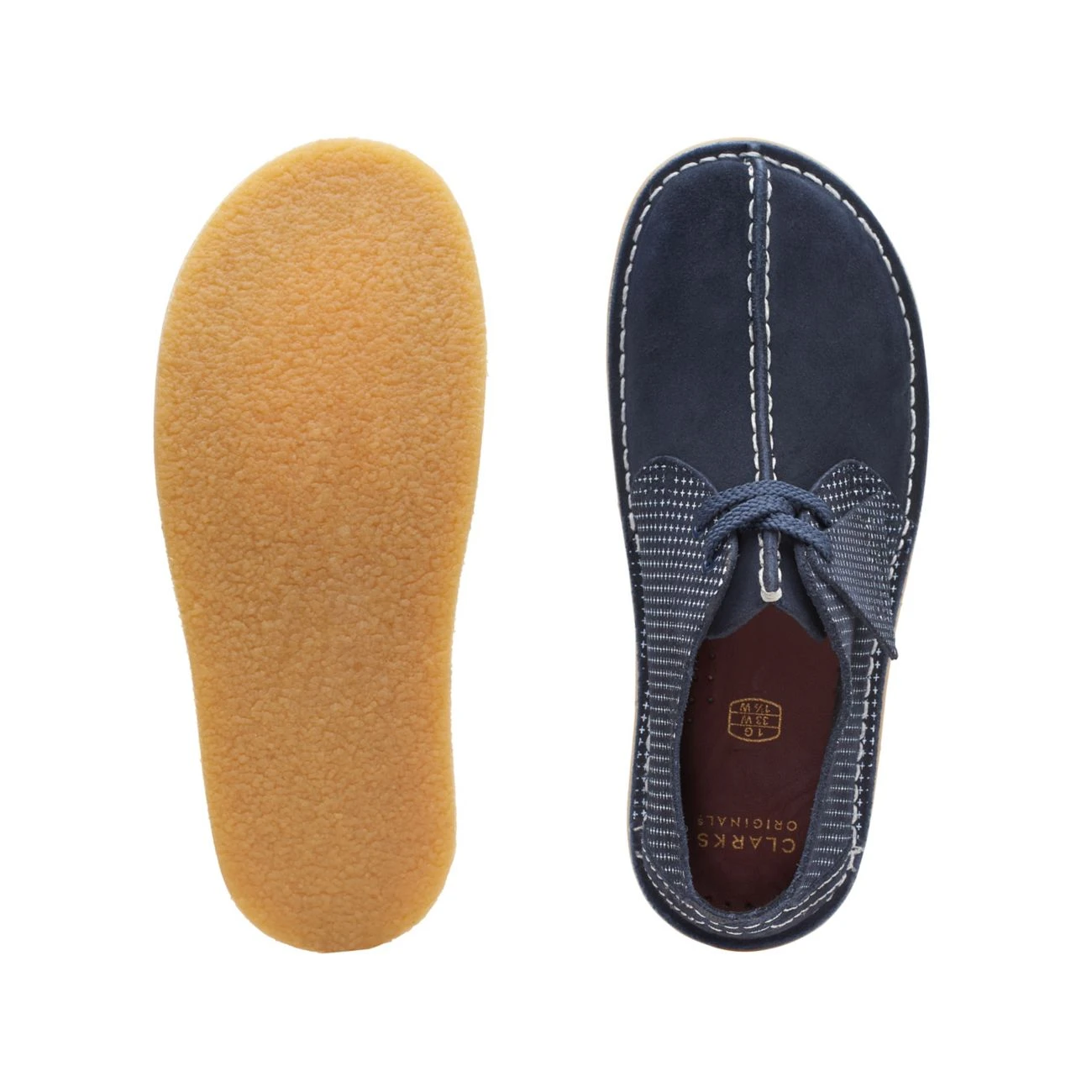 Clarks Desert Trek Older Navy Combination 12 Clarks Desert Trek Older Navy Combination - Image 12