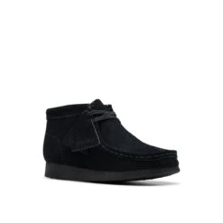 Clarks Wallabee Boot Older Black Suede 13 Clarks Wallabee Boot Older Black Suede -Clarks Step Deals Store 26168044 W 7