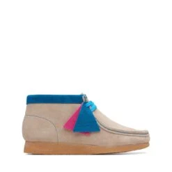 Clarks Wallabee Boot Older Sand Combi