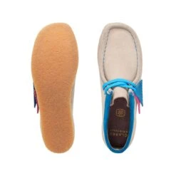 Clarks Wallabee Boot Older Sand Combi -Clarks Step Deals Store 26168125 W 7