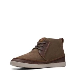 Clarks Gereld Mid Taupe Suede -Clarks Step Deals Store 26168166 W 4