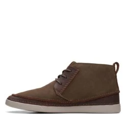 Clarks Gereld Mid Taupe Suede -Clarks Step Deals Store 26168166 W 5