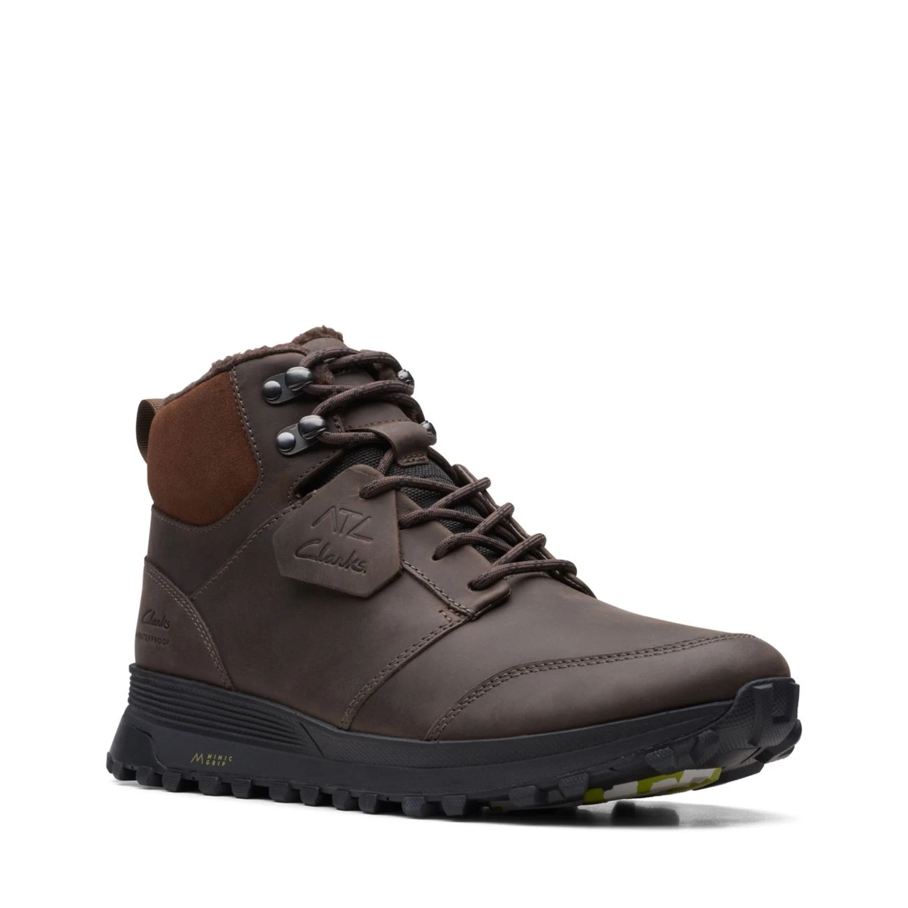 Clarks ATL Trek Up Waterproof Brown Warmlined Leather 2 Clarks ATL Trek Up Waterproof Brown Warmlined Leather - Image 2